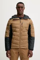 Sportovní bunda Columbia Labyrinth Loop hnědá barva, 2085294