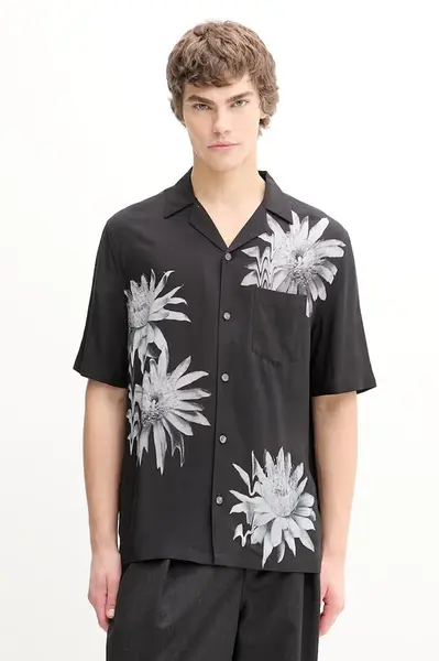AllSaints  Košile s příměsí lnu  FLORAZE