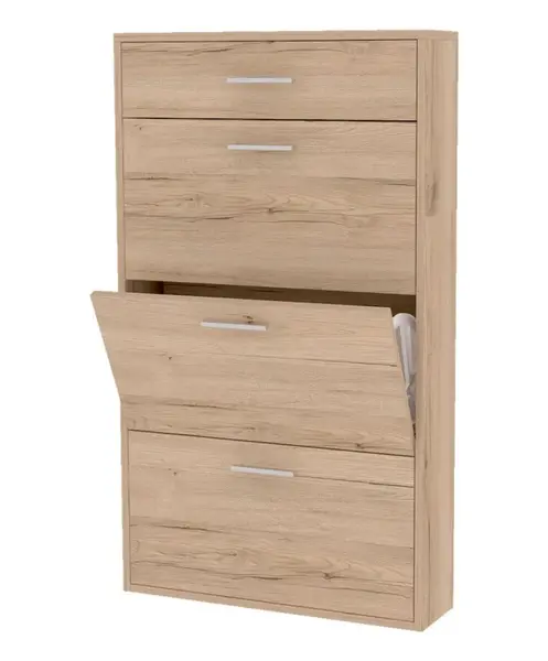 Výklopný botník rocky iii - dub sanremo