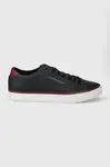 Kožené tenisky Tommy Hilfiger TH HI VULC CORE LOW LEATHER ESS