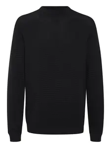!Solid Sveter 'Valencia'  čierna