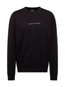SCOTCH & SODA Mikina  čierna / biela