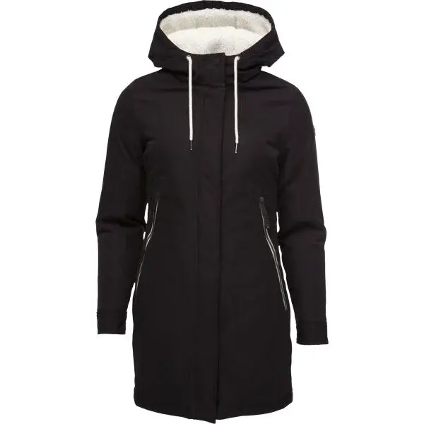 LOAP NABELLA Dámský kabát, černá, velikost