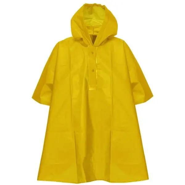 LOAP XOBERI Dětské nepromokavé pončo, žlutá, velikost 3-5Y