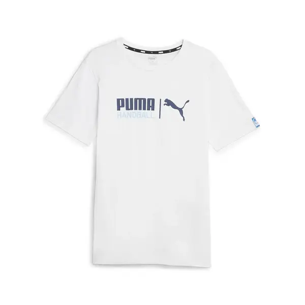 PUMA Funkčné tričko  tmavomodrá / biela
