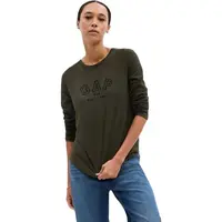 GAP ORGANIC VINTAGE Dámske tričko, khaki, veľkosť