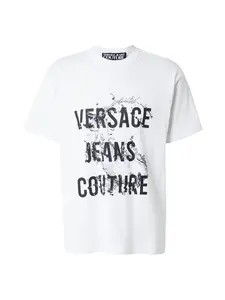 Versace Jeans Couture Tričko  čierna / biela
