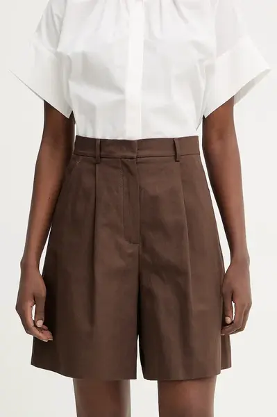 Šortky s přídavkem lnu Weekend Max Mara ECUBA