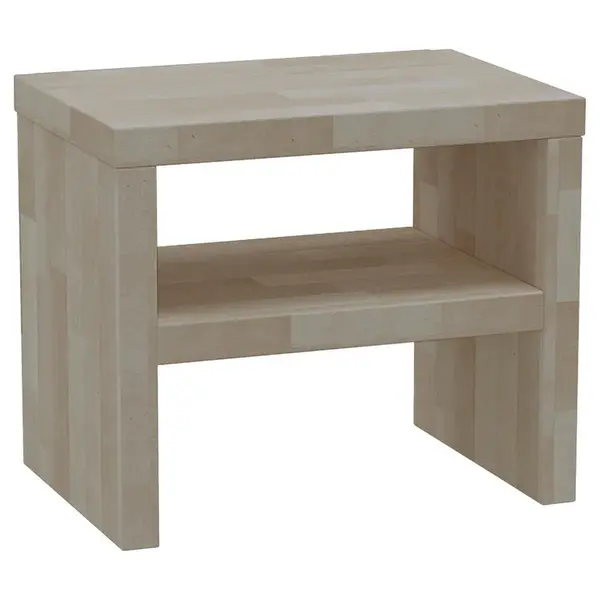 Linea Natura NOČNÍ STOLEK, buk, 50/45/35 cm