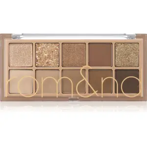 rom&nd Better Than Palette paletka očných tieňov pre dokonalý vzhľad odtieň 02 Mahogany Garden 7.5 g