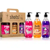 LaQ Shots! Pink As F... & Drift Dynamite & Natural Hedonist vianočná darčeková sada unisex
