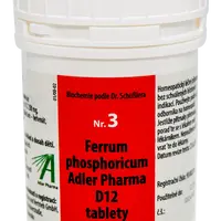 ADLER PHARMA Nr.3 Ferrum phosphoricum D12 1000 tabliet