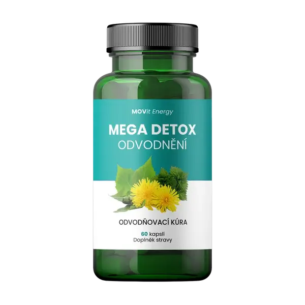 MOVIT ENERGY Mega Detox Odvodnenie 60 kapsúl