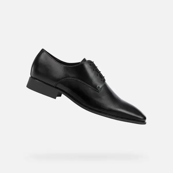 Black men's formal shoes Geox High Life - Men