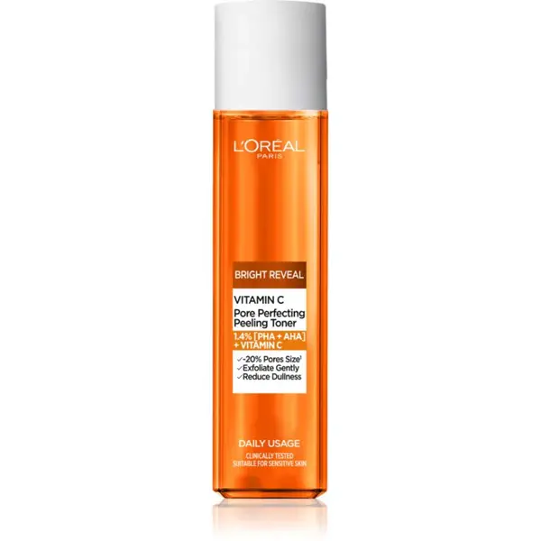 L’Oréal Paris Revitalift Vitamin C rozjasňujúce tonikum pre zmenšenie pórov 180 ml