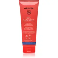 Apivita Bee Sun Safe Hydra Fresh Milk SPF50 opaľovacie mlieko na tvár a telo SPF 50 200 ml