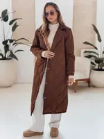 Dámsky prešívaný kabát TRENDIFY hnedý