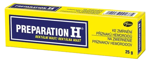 PREPARATION H rektálna masť na liečbu hemeroidov 25 g