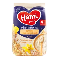HAMI Kaša mliečna krupicová s vanilkovou príchuťou na dobrú noc 210 g