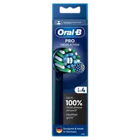 ORAL-B Pro Cross Action Black Kartáčkové hlavy 4 ks