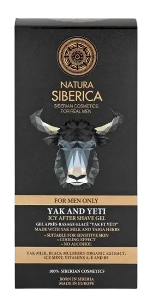 NATURA SIBERICA Ľadový gél po holení Yak a Yeti 150 ml