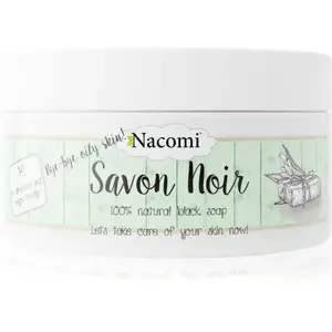Nacomi Bye-Bye oily skin! čierne mydlo na tvár a telo 120 g