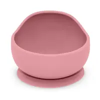 Petite&Mars Take&Match Silicone Bowl miska s prísavkou Dusty Rose 6 m+ 360 ml