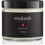 Mokosh Cranberry telový peeling so soľou 300 g