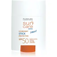 FlosLek Laboratorium Sun Care Derma opaľovací krém v tyčinke na tvár a citlivé miesta SPF 50+ 16 g