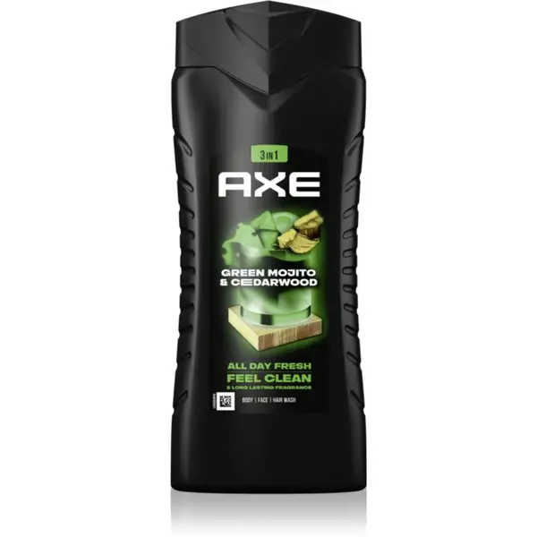 Axe Mojito & Cedarwood sprchový gél na tvár, telo a vlasy 400 ml