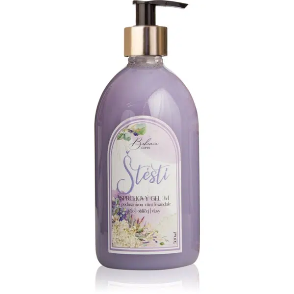 Bohemia Gifts & Cosmetics Domeček Štěstí sprchový gél 3v1 500 ml