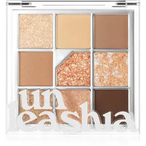 Unleashia Glitterpedia Eye Palette paletka očných tieňov odtieň No.2 All of Brown 6.2 g