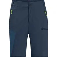 Jack Wolfskin GLASTAL SHORTS M Pánské outdoorové kraťasy, tmavě modrá, velikost