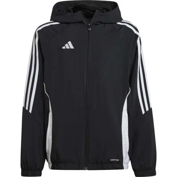 adidas TIRO 23 WINDBREAKER Y Dětská větrovka, černá, velikost