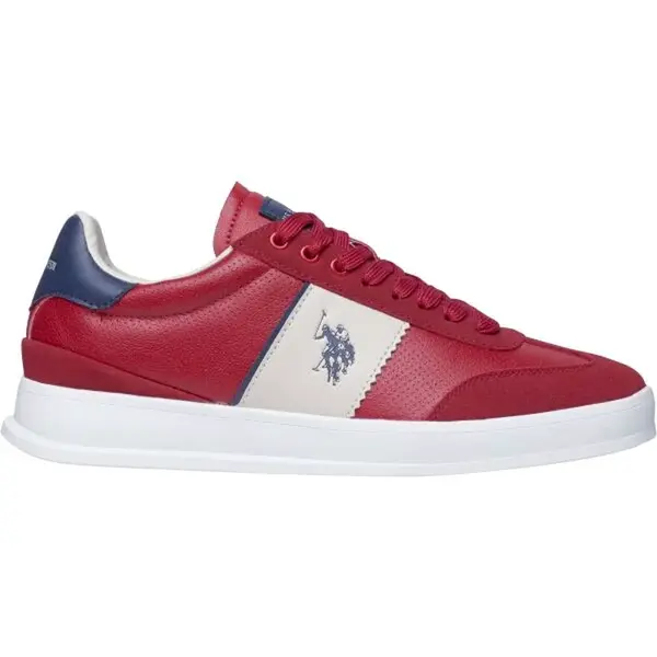 U.S. POLO ASSN. CAMPY Pánské tenisky, červená, velikost