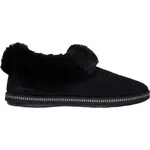 Skechers COZY CAMPFIRE Dámské zateplené pantofle, černá, velikost