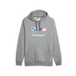 Puma BMW MOTORSPORT ESSENTIALS HOODIE Pánská mikina, šedá, velikost
