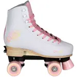 Powerslide PLAYLIFE QUAD CLASSIC PALE ROSE ADJUSTABLE Quad brusle, bílá, velikost