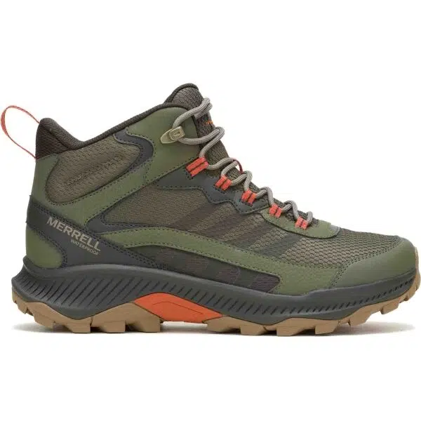 Merrell SPEED STRIKE 2 MID WP Pánské outdoorové boty, khaki, velikost 46