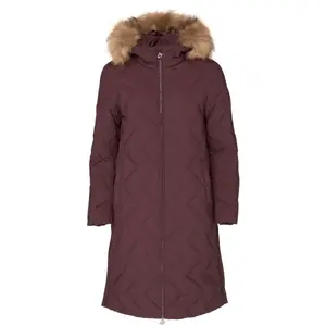 Lotto KAIA Dámský prošívaný kabát, vínová, velikost