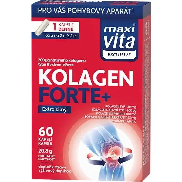 VITAR MAXI VITA EXCLUSIVE KOLAGEN FORTE+ 60 CAPS Doplněk stravy, , velikost