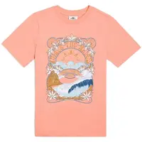 O'Neill FRONT GRAPHIC Dívčí tričko, lososová, velikost