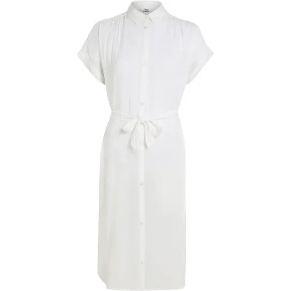 O'Neill CALI BEACH Dámské košilové šaty, bílá, velikost