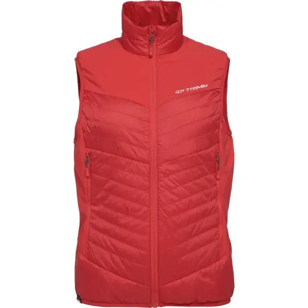 TRIMM ZENA VEST Dámská celoroční vesta, červená, velikost