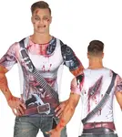 Pánske tričko Ocelový krvavý zombie