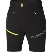 PROGRESS BOE Pánské cyklistické šortky, černá, velikost