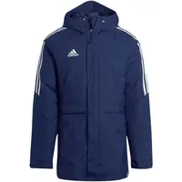 adidas CONDIVO 22 STADIUM PARKA Pánská fotbalová bunda, modrá, velikost XXL