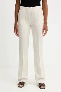 Kalhoty s lněnou směsí Morgan