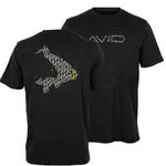 Avid carp tričko compound t-shirt black - xxl