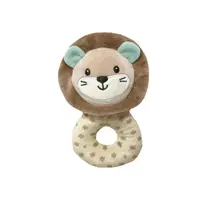 Tulilo Plyšové chrastítko Lvíček, 18 cm - béžová